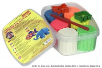 Plastilin Knetbox 1020 g, 6 Farben je 170 g, Zubehör Plastilin Knetbox 1020 g, 6 Farben je 170 g, Zubehör