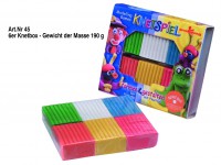 Plastilin 6er Knetspiel 190 g Plastilin 6er Knetspiel 190 g
