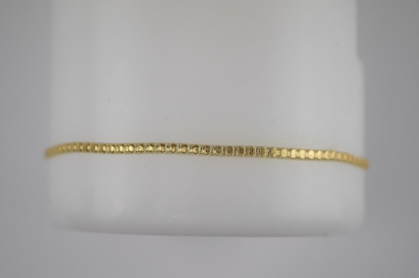 Wachsstreifen Perlen gold 2 mm
