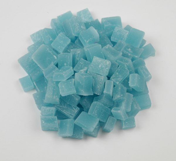 Wachswürfel türkis 200 g zum Kerzen gießen