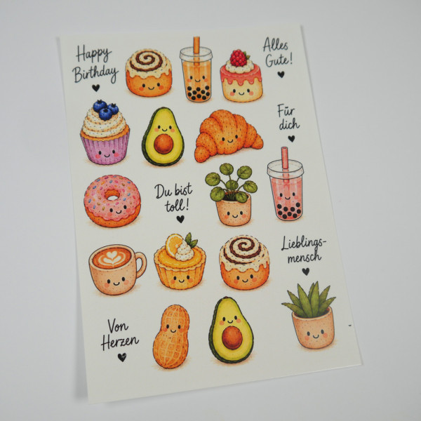Kerzentattoos Kawaii Motive für Kerzen