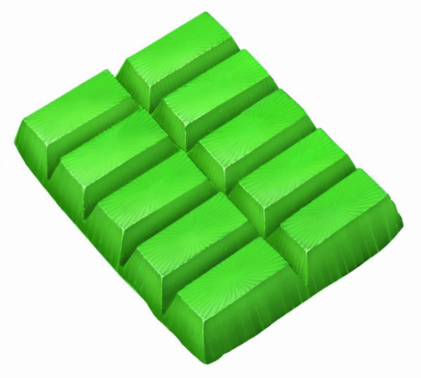 Farbe für weisse Seife grün