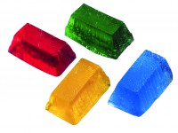 4 Miniriegel für transparente Seife färben 4 Miniriegel für transparente Seife färben