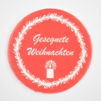 Wachsmotiv Gesegnete Weihnachten Wachsmotiv Gesegnete Weihnachten