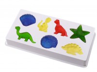 Giessform Dinos + Muscheln Giessform Dinos + Muscheln
