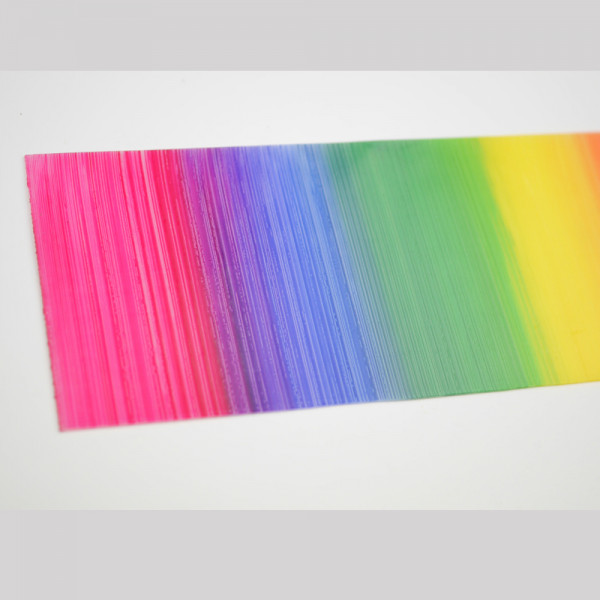 Regenbogen Wachsborte zum Kerzen verzieren