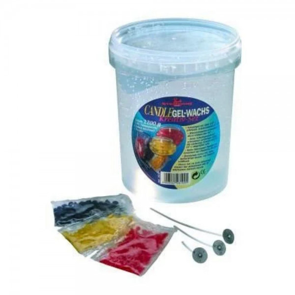 Kerzenset 1200 g Kerzengel mit Colorant und Kerzendocht