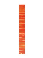 Wachsborte 24 x 3 cm, glanzgold rot meliert Wachsborte 24 x 3 cm, glanzgold rot meliert