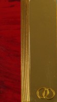 Kerzen verzieren - Komplettset Hochzeit gold Kerzen verzieren - Komplettset Hochzeit gold