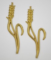 Wachs Ähren 7,5 cm gelb/gold Wachs Ähren 7,5 cm gelb/gold