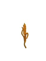 Wachsverzierung Ähre 8,5 cm gelb/gold Wachsverzierung Ähre 8,5 cm gelb/gold