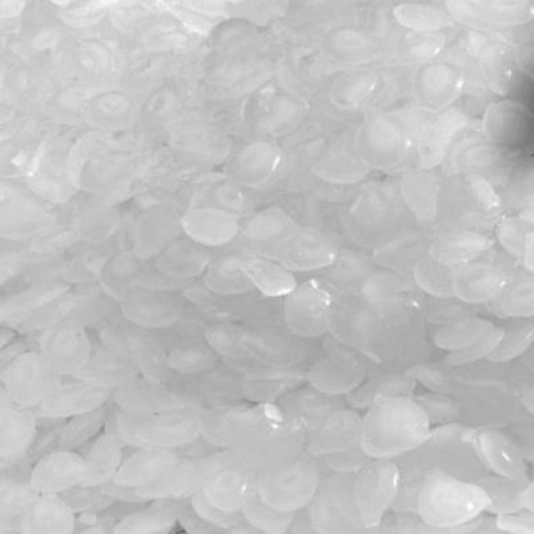 Transparentes, farbloses Kerzenwachs