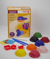 Kerzen kneten Bastelset mit 8 Farben Knetwachs Kerzen kneten Bastelset mit 8 Farben Knetwachs