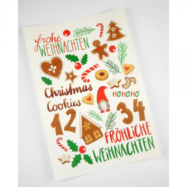 Kerzentattoos Weihnachten Lebkuchen