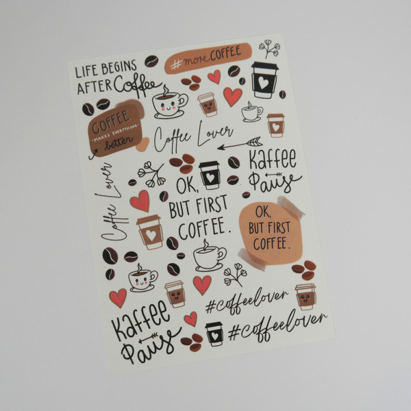 Kerzentattoos Kaffee